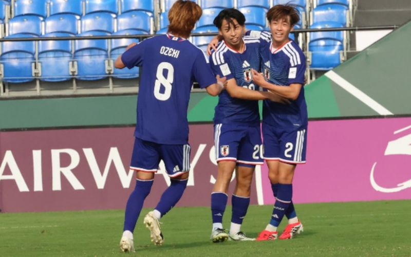 U23 Nhật Bản thắng U23 Jordan trên chấm luân lưu